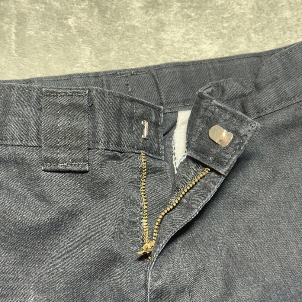 Dickies Double Knee Pants Mens 28x30 Black Loose Fit Workwear Durable - Picture 5 of 13